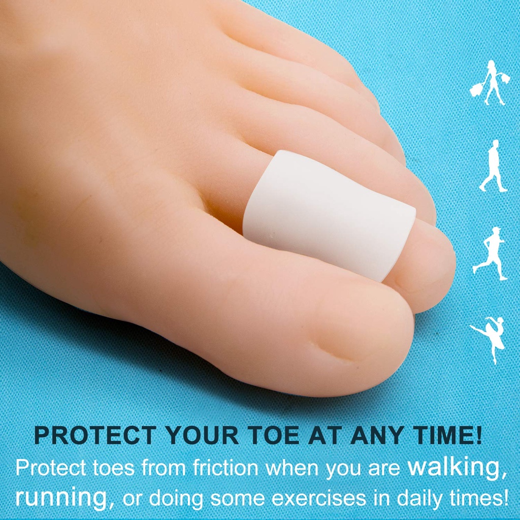 2 Miếng Silicone Bảo Vệ Ngón Chân