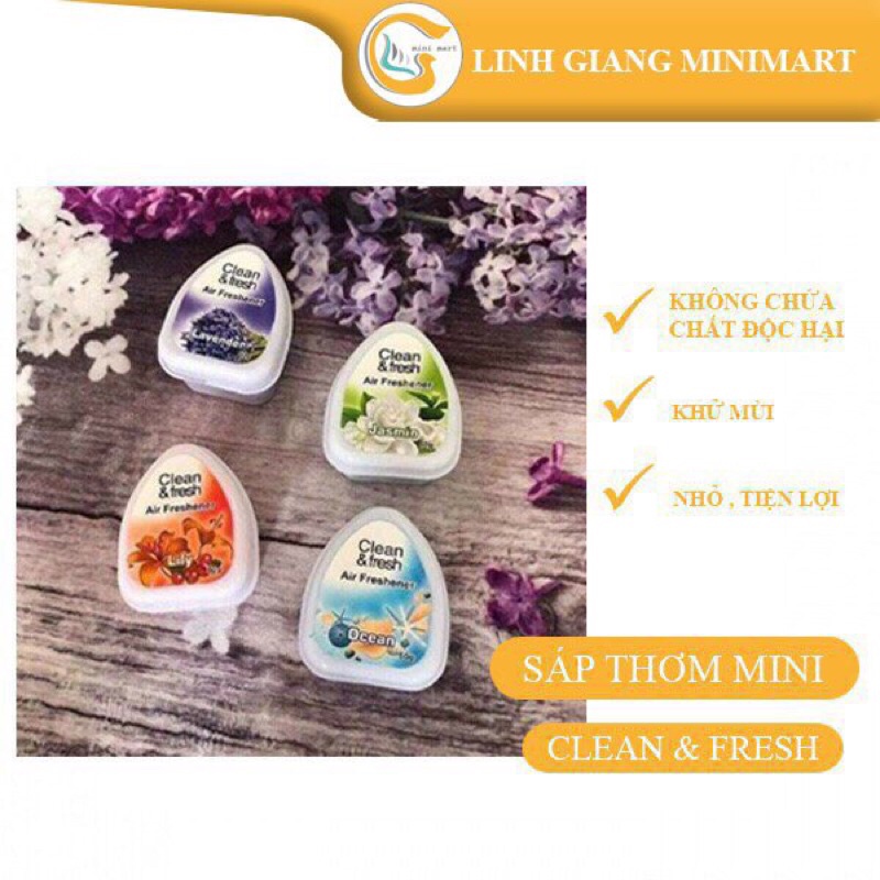 Combo 4 sáp thơm mini CLEAN & FRESH