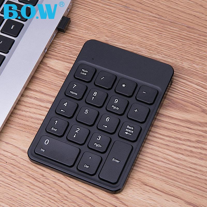 Bàn Phím Số Không Dây USB Gắn Laptop Apple Notebook Apple Lenovo Huawei Lenovo