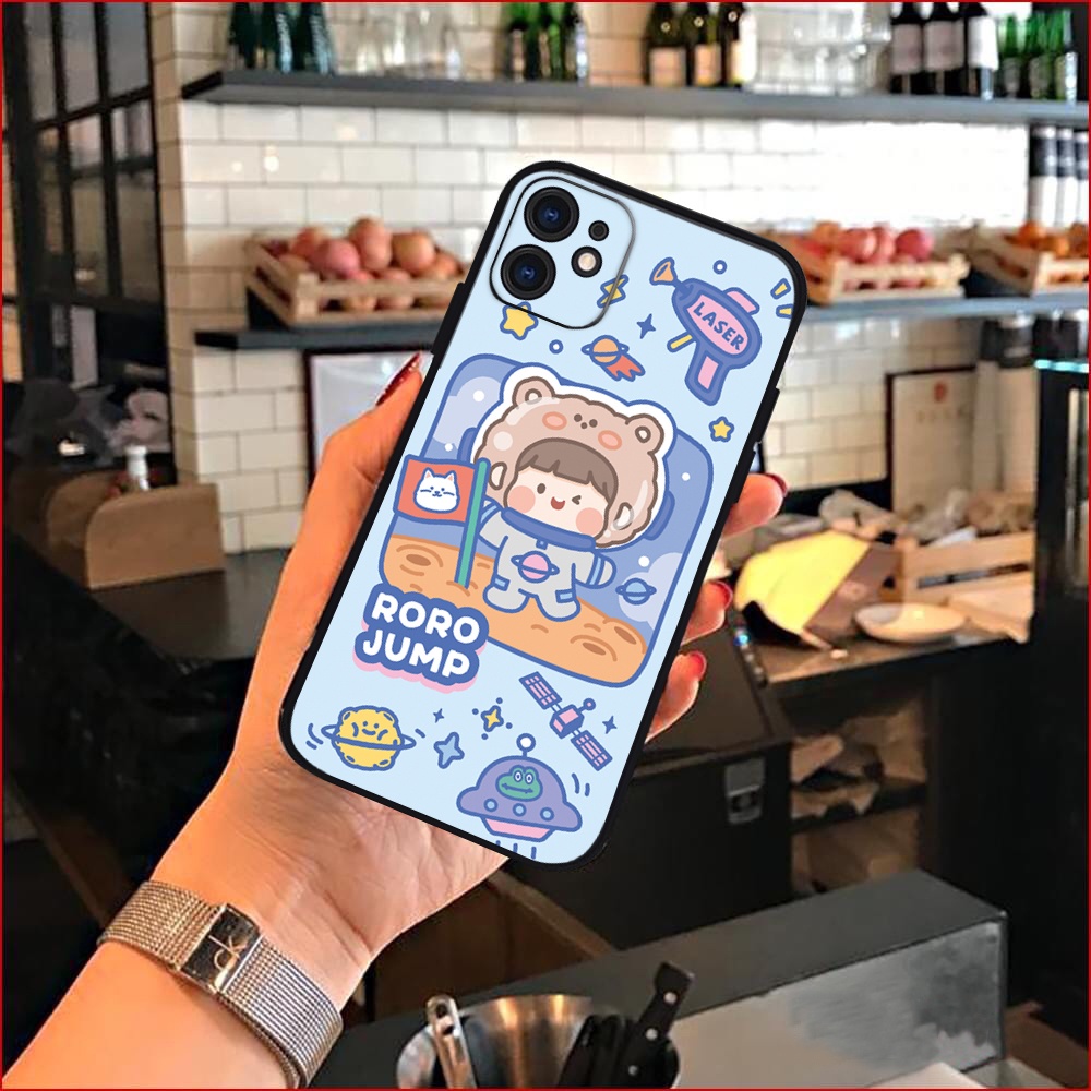 Ốp lưng iPhone Roro Trà Sữa chống sốc cho iPhone 6/6pl/6s/6spl/7/7pl/8/8pl/x/xs/11/12/13/pro/max - Chinchincase