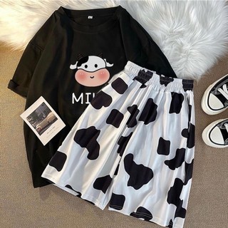 Quần đùi nam nữ họa tiết hoạt hình, quần short unisex freesize thun lạnh thoáng mát CHILL SHOP | BigBuy360 - bigbuy360.vn