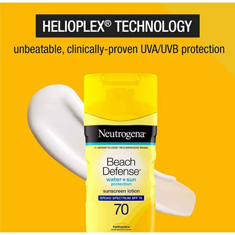 Kem chống nắng toàn thân Neutrogena Beach Defense chống nước SPF70
