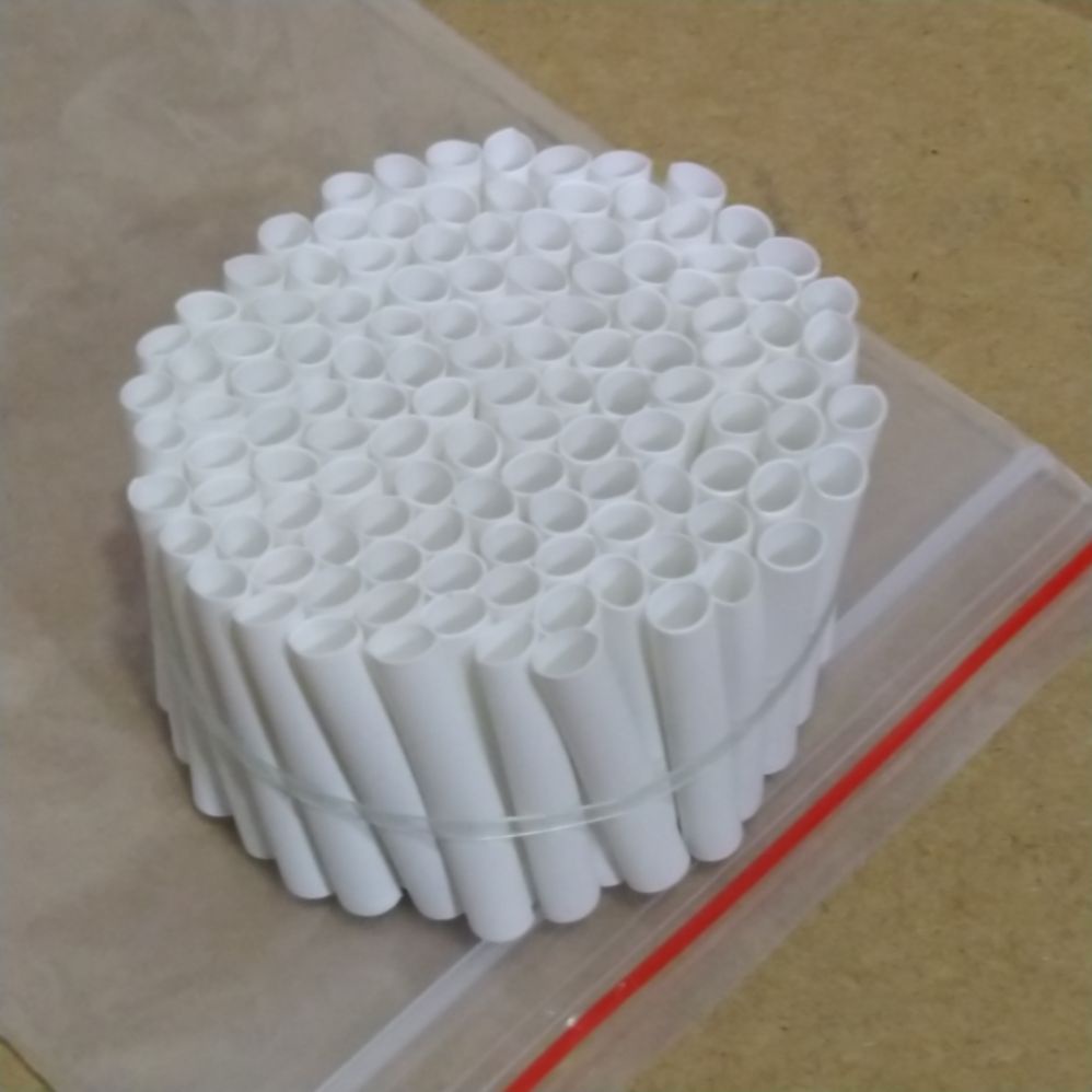 100 ống gen co nhiệt màu trắng phi 4 cắt sẵn 4cm.