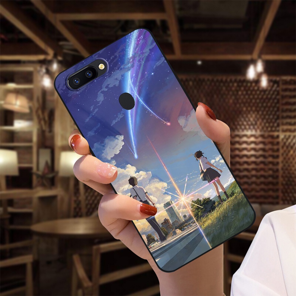 Ốp Điện Thoại tpu Silicon Mềm Màu Đen Hình anime your name sl50 Cho realme 8 4g 8 5g 8 pro xt x2 pro