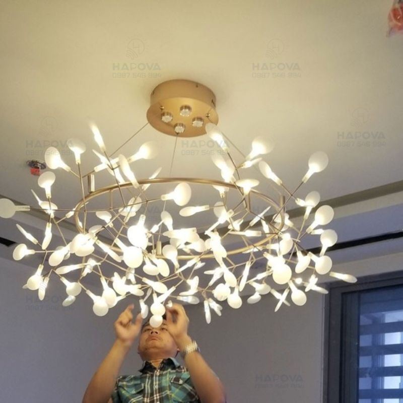 Đèn thả trần LED HAPOVA HERA (135 Bóng) DCH 6598