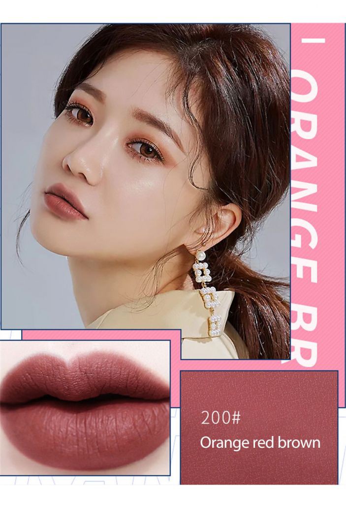 (Hàng Mới Về) Son Kem Lì Chống Thấm Nước Không Phai Cho Nữ | BigBuy360 - bigbuy360.vn