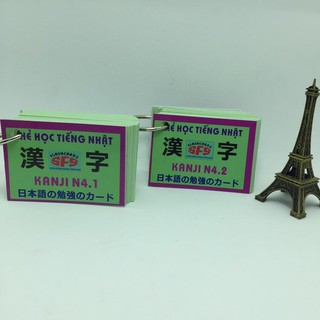 Bộ thẻ tiếng nhật kanji N4 (2 xấp)
