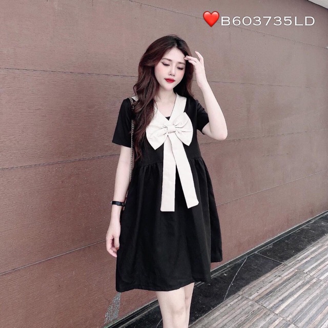 Đầm Nơ #Bigsize 60kg-90kg (L/XL/XXL)