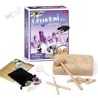 Kids Archaeological Toys Excavate Dig-Out Crystal Discover Mineral Game Early Development Education Toys for Children