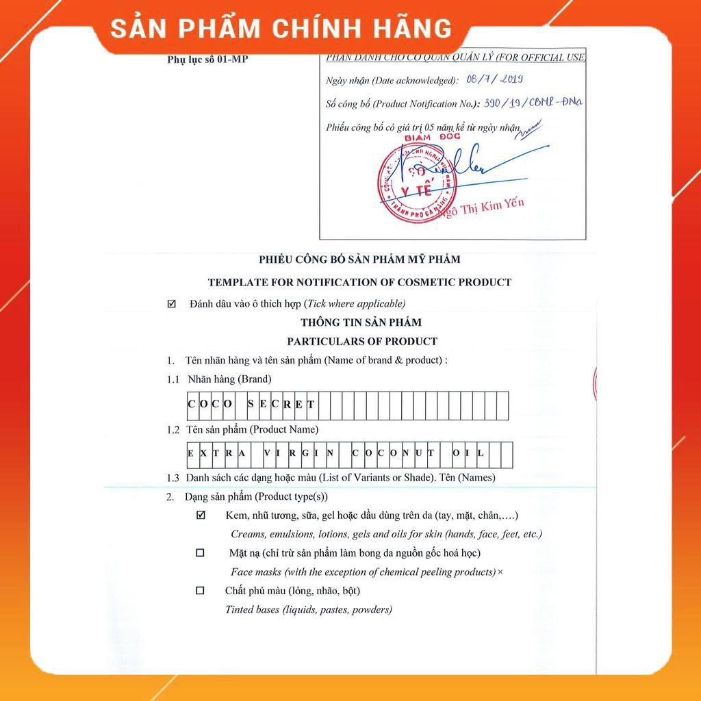 Dầu Dừa Tinh Khiết Coco Secret 100ml Làm Đẹp Từ Trong Ra Ngoài | BigBuy360 - bigbuy360.vn