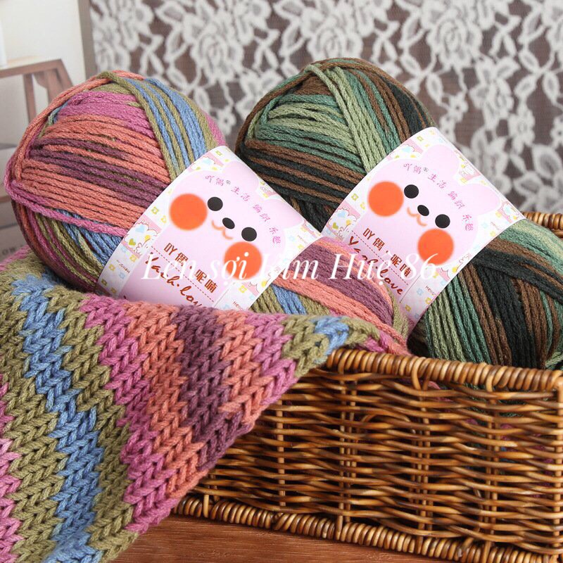 Len Yaoh Love sợi to 3mm cuộn 100g
