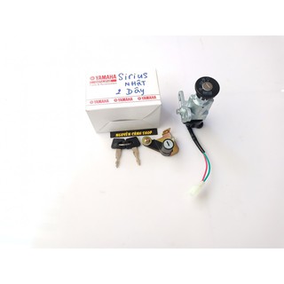 Bộ ổ khóa xe sirius nhật 2 dây