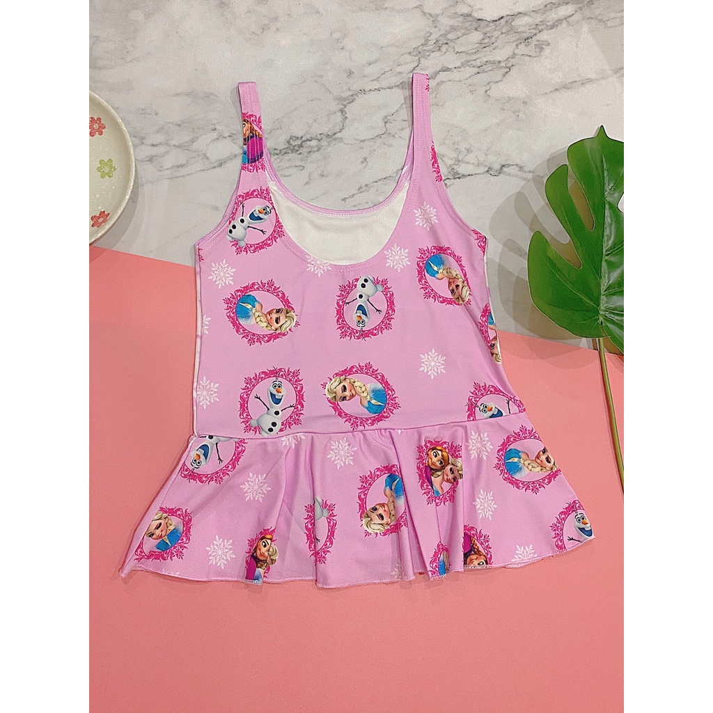 [SIZE 15kg - 33kg]- Đồ bơi bé gái hình elsa nữ hoàng băng giá - cô chủ nhỏ chuyên sỉ