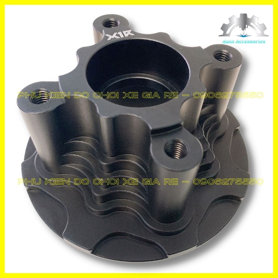 CÙI DĨA CNC X1R 4 lỗ Exciter (Ex135) MÀU ĐEN - CNC sắc xảo, công nghệ tĩnh điện không bay màu, không bung tróc