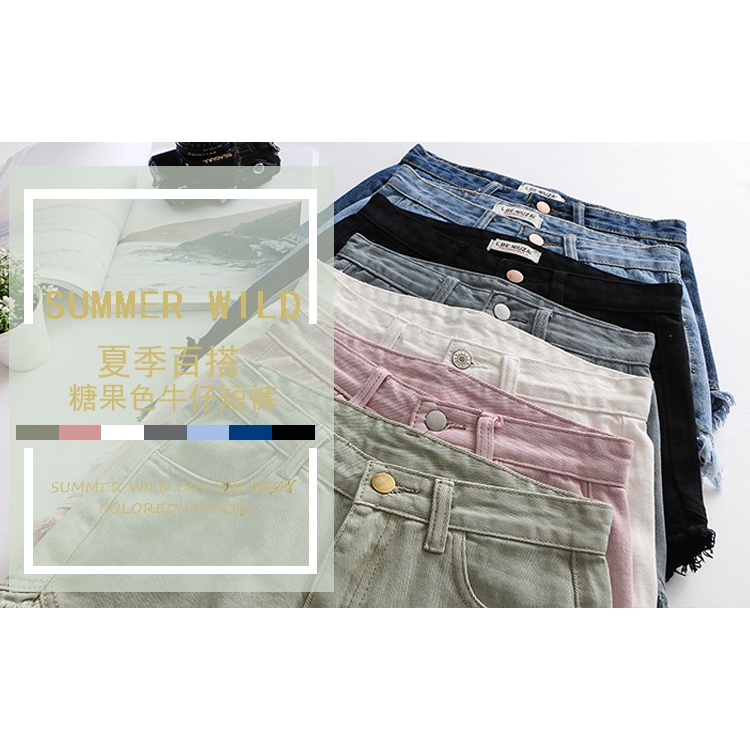  Quần ngắn jean tua rua phong cách thời trang Hàn | BigBuy360 - bigbuy360.vn