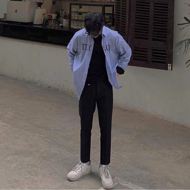 Quần Vải Line Đen  ( Line Pant SS1 ) | BigBuy360 - bigbuy360.vn