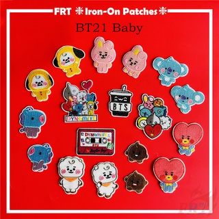 ☸ Sticker Ủi Thêu Hình BT21 Baby & BTS Bangtan Boys Album < Dynamite > ☸ 1 Sticker Ủi Thêu Hình Huy Hiệu