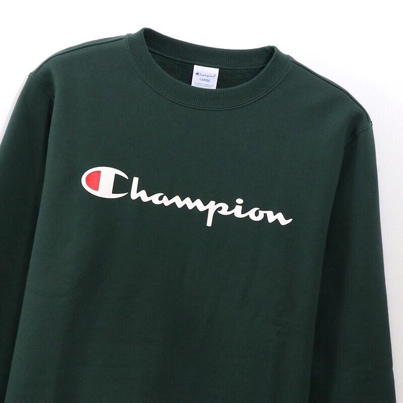 Áo Sweater 100% Chính Hãng In Logo Champion Phong Cách Nhật Bản Cho Nam Nữ