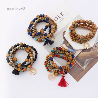 maelove3 Vòng tay chuỗi hạt độc đáo phong cách Bohemian