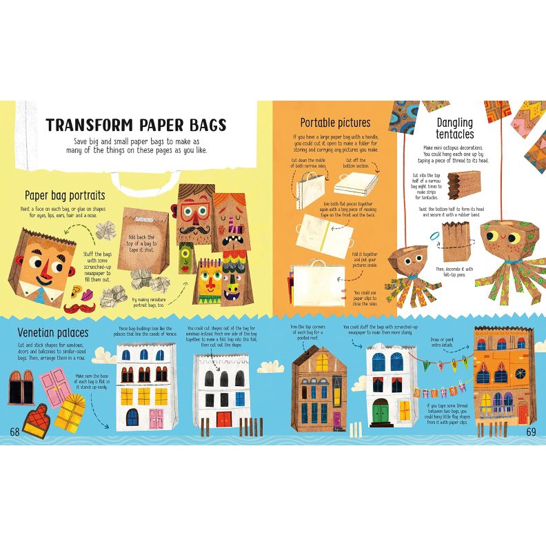 Sách phát triển bản bản thân tiếng Anh: Never Get Bored Cut, Fold and Stick