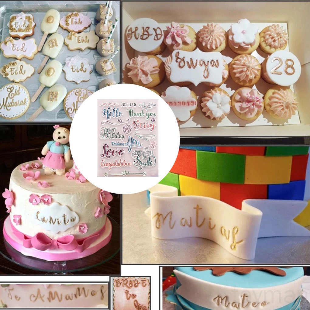 Con Dấu In Chữ Trang Trí Sổ Tay Diy