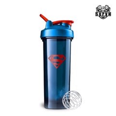 ℡▪❏Bình lắc Dc comic Pro 850ml - nước siêu anh hùng tập gym trong suốt Shaker Whey Bcaa nhân Cao cấp
