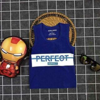 Áo ba lỗ rách cotton bé trai