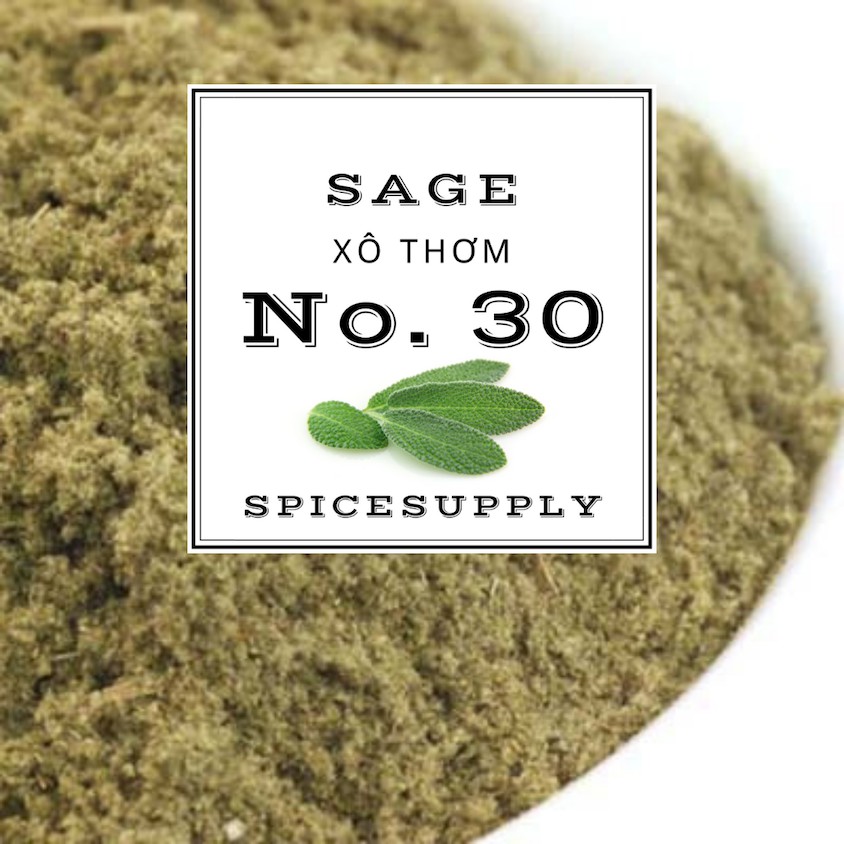 1kg Dry Sage Rubbed - Xô thơm Sỉ Wholesale