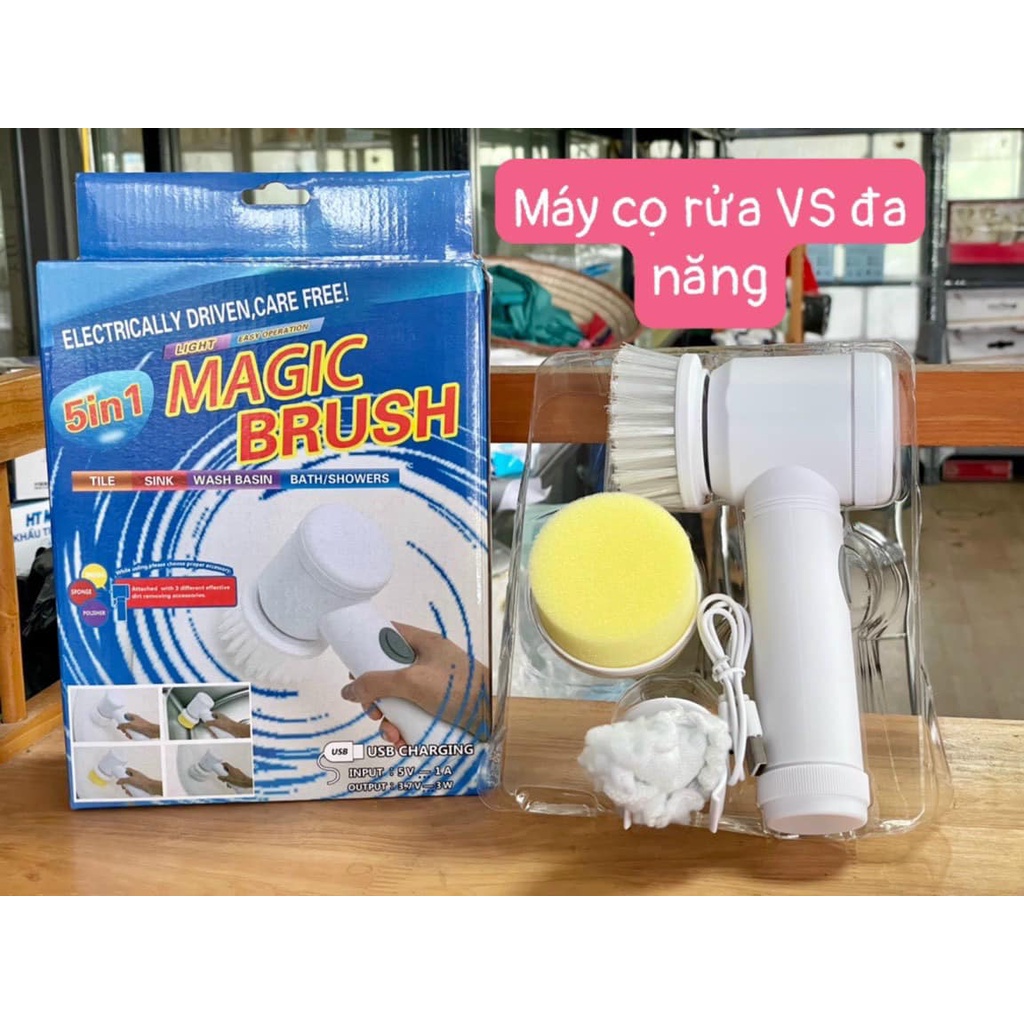 BÀN CHẢI CỌ RỬA VỆ SINH 5 IN 1 MAGIC BRUSH SIÊU TIỆN LỢI