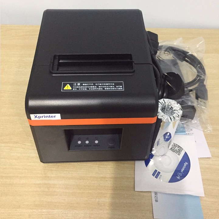 Máy in hóa đơn khổ 80 Xprinter XP-N160B (USB +  BLUETOOTH) in bill thẻ nạp điện thoại từ ứng dụng Viettelpay Pro và Sapo | BigBuy360 - bigbuy360.vn