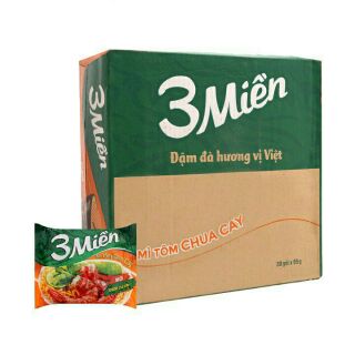 Mì 3 miền chua cay 1 thùng