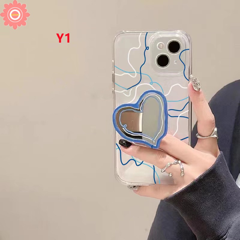 Giá Đỡ Điện Thoại Dạng Nhẫn Hình Trái Tim Phong Cách Hàn Quốc