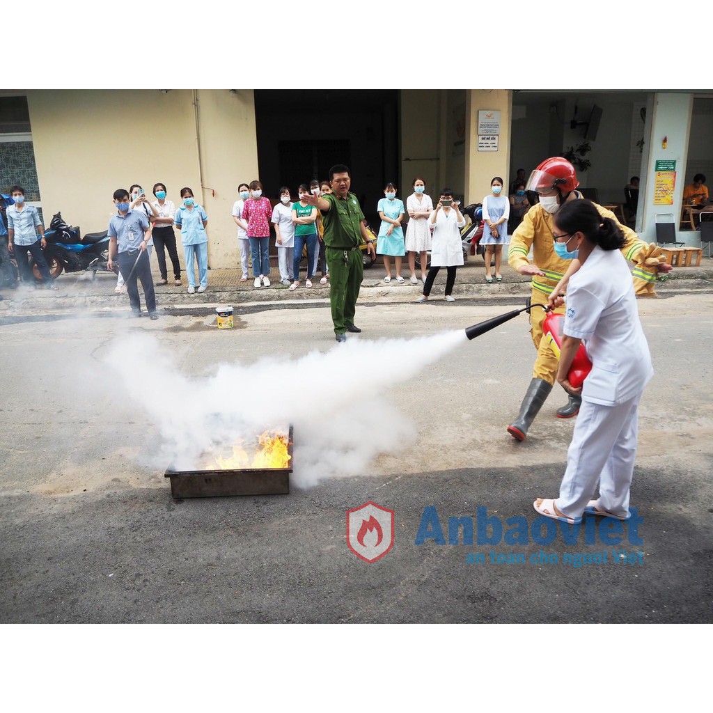 Combo bình chữa cháy dùng cho gia đình, quán ăn