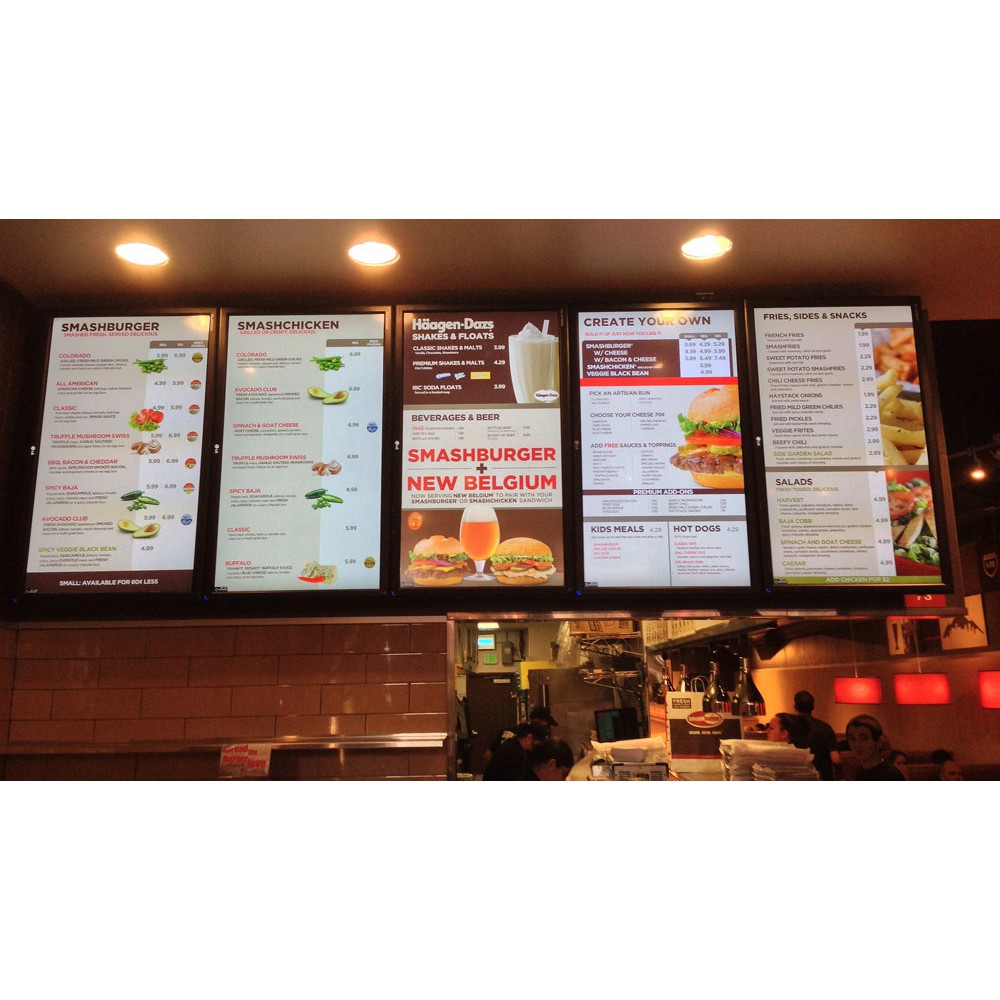 Bảng Menu Giá Rẻ Đẹp Mắt Cho Quán Trà Sữa, Cafe, Nhà Hàng  KT 50x 70cm