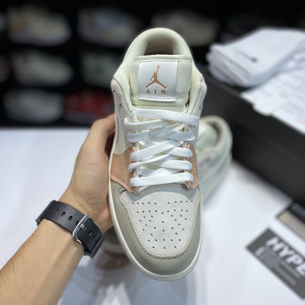 Giày thể thao Jordan 1 Low Milan cổ thấp siêu đẹp dành cho nam nữ, Giày JD 1 low milan màu hồng đất mới nhất 2021 | BigBuy360 - bigbuy360.vn