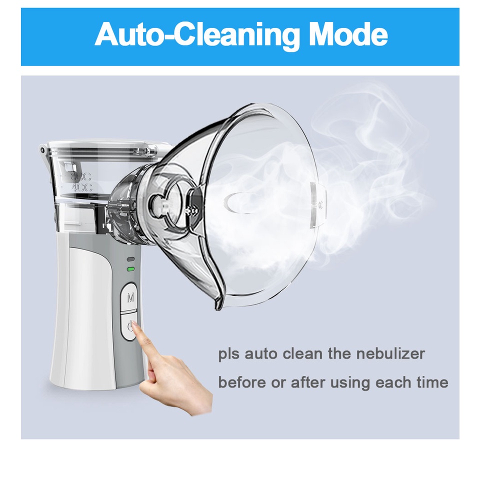 Máy Xông Mũi Họng Siêu Âm Cầm Tay