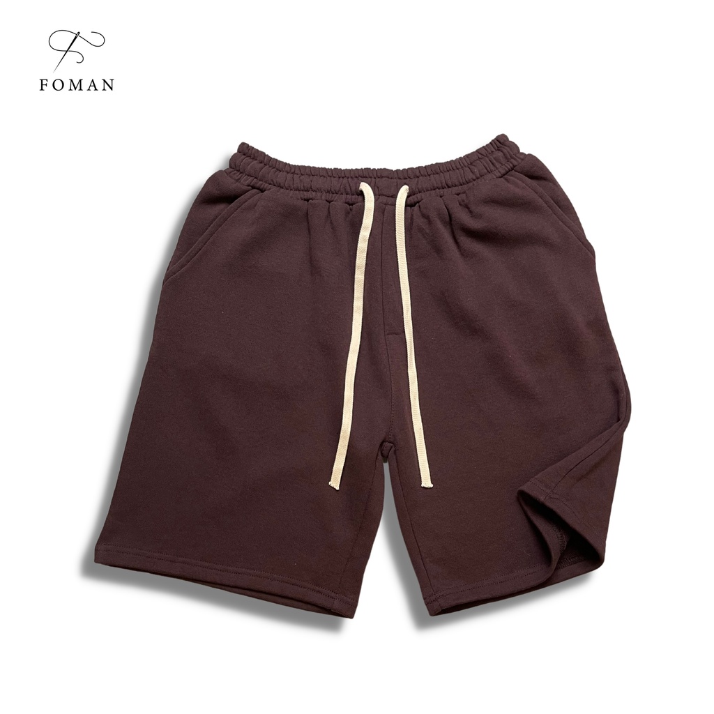 Quần Short Basic Nam Nữ FOMAN vải Cotton chân cua Form Unisex thiết kế Trẻ Trung Cá Tính