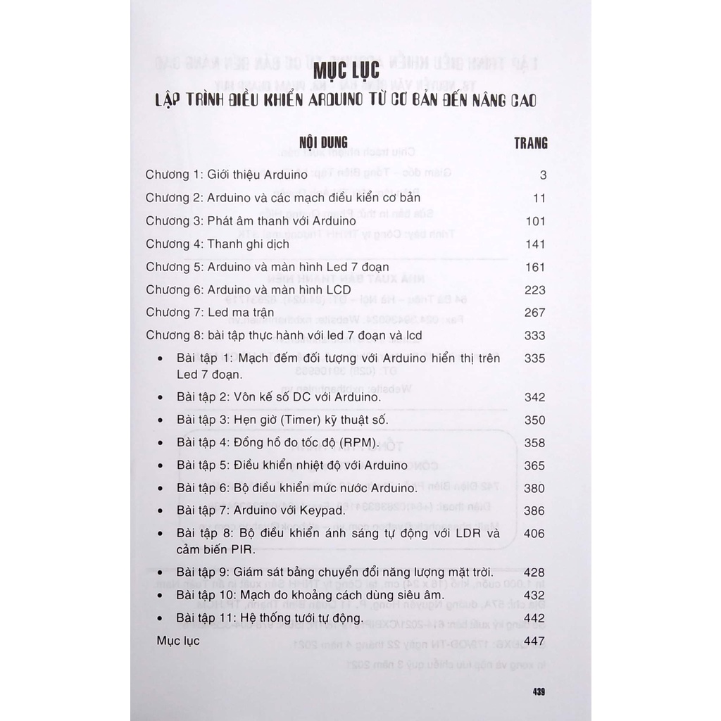 Sách Lập Trình Điều Khiển Arduino - Từ Cơ Bản Đến Nâng Cao