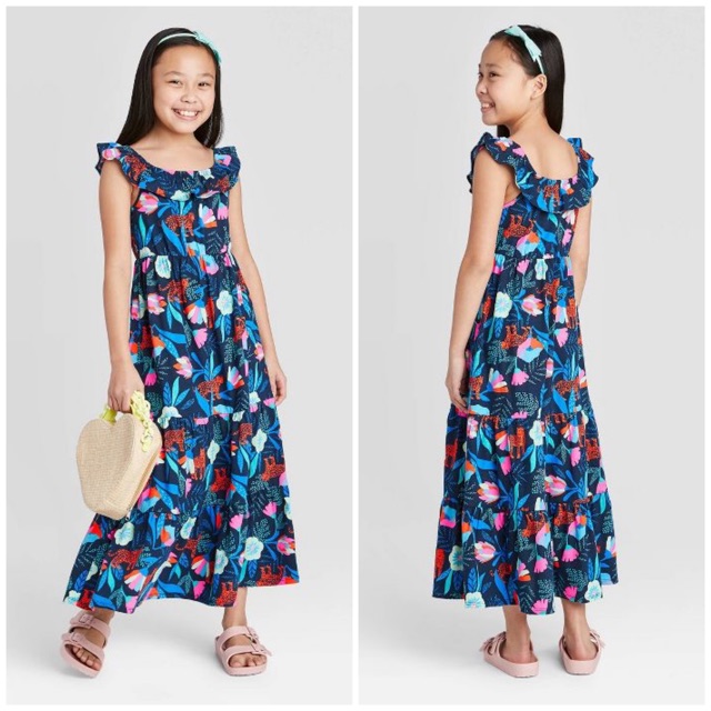 Đầm maxi bé gái