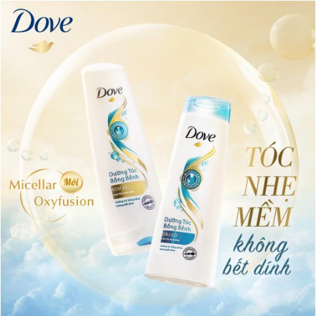 Bộ sản phẩm Dove Dưỡng Tóc Bồng Bềnh dầu gội 640g