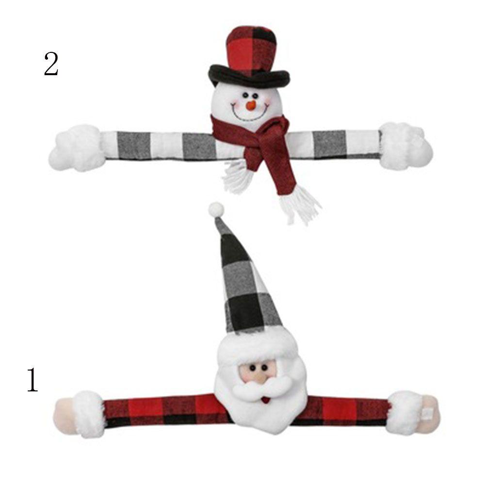 Phụ Kiện Nút Rèm Cửa Hình Người Tuyết Và Người Tuyết Phong Cách Mới