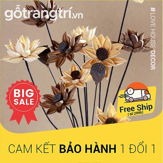 Hoa sen khô trang trí nội thất