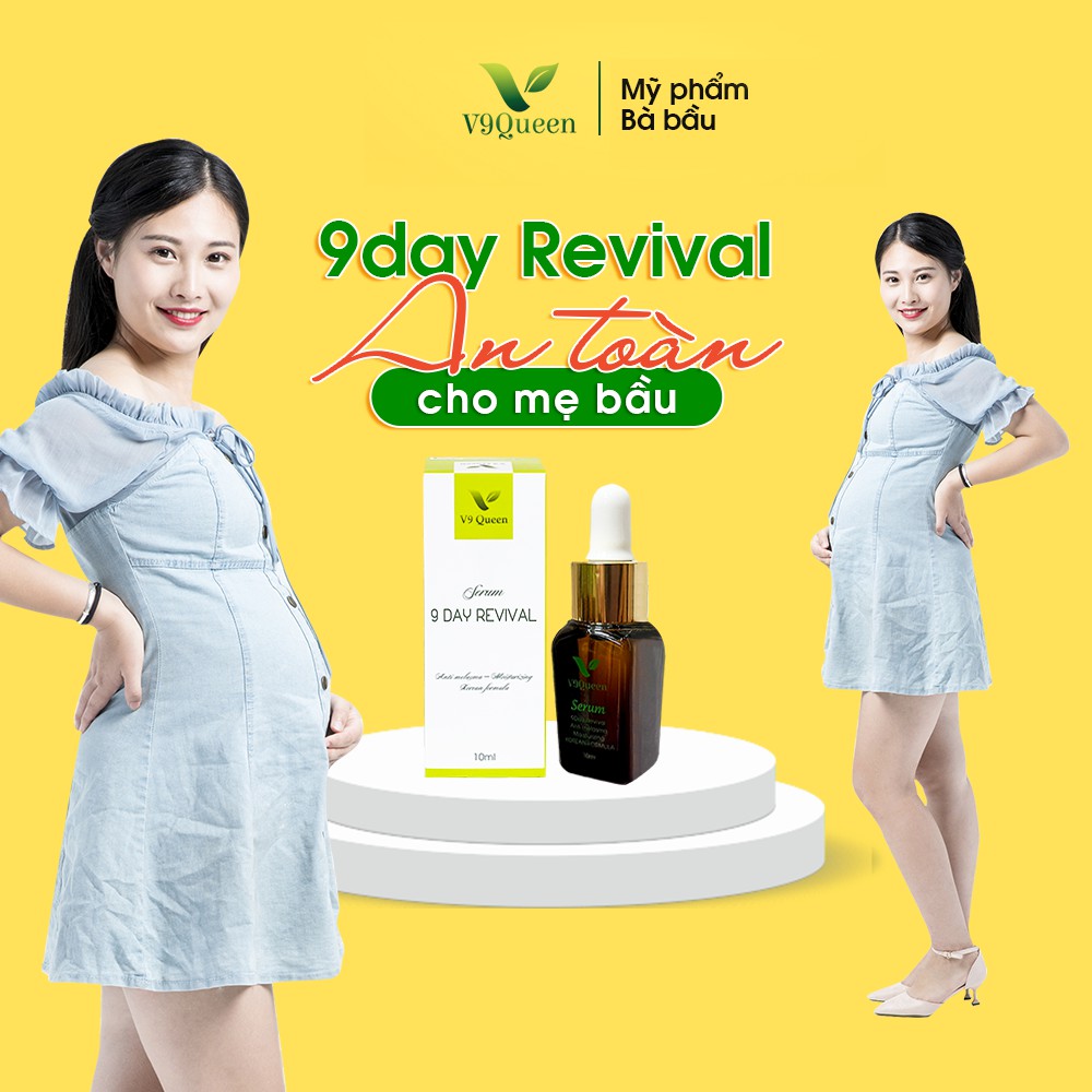 Serum Sáng Da Mờ Nám Tàn Nhang V9Queen Giúp Dưỡng Trắng Da Thu Nhỏ Lỗ Chân Lông, 9Day Revival 10ml | BigBuy360 - bigbuy360.vn