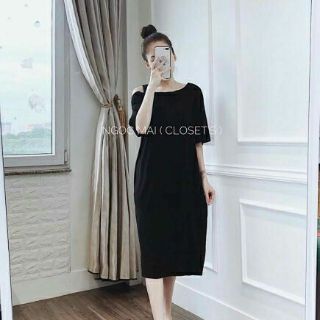 Đầm Suông Mẹ Và Bé Đính Nơ MS 1958