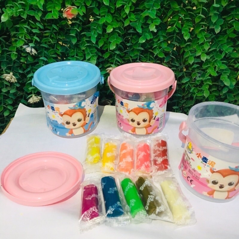 [ Rẻ Vô Địch ] ĐẤT NẶN XÔ 10 MÀU ĐẤT NẶN CHO BÉ ĐẤT NẶN AN TOÀN CHO TRẺ.