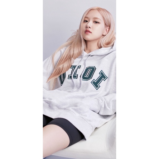 Áo Hoodie OIOI màu Xám nhạt