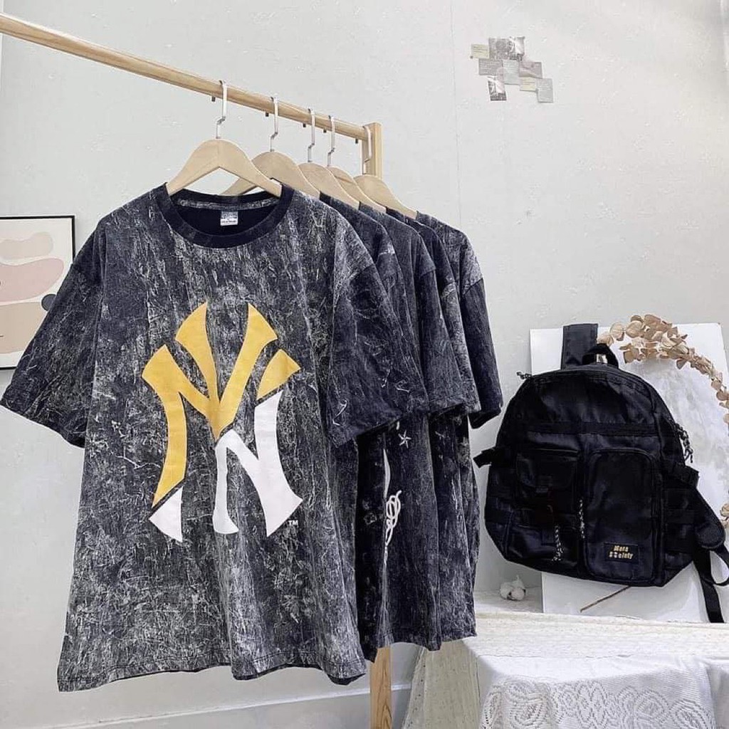 Áo loang màu thái unisex - Thun tay lỡ form rộng, phông đen dáng suông cá tính in hình mèo cá mập nam nữ ulzzang SIÊU HO | BigBuy360 - bigbuy360.vn