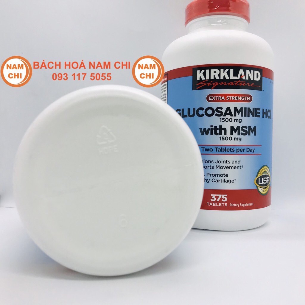 Viên Uống Kirkland Signature Glucosamine HCI 1500mg With MSM Giảm Đau Và Nuôi Dưỡng Xương Khớp