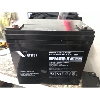 ẮC QUY VISION 6FM55-X 12V 55Ah CHÍNH HÃNG - BH 12 Tháng