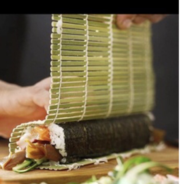 Mành tre cuộn cơm làm kimbap kích thước 24cmx24cm. Mành tre lót ly trà. Mành tre làm cơm cuộn.